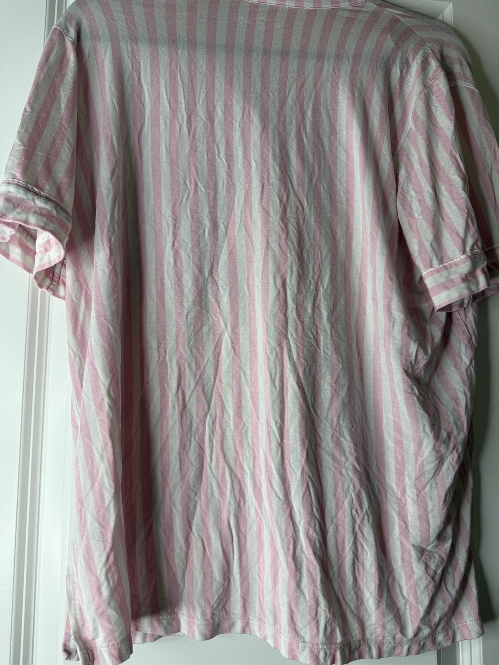 Victoria's Secret Pink and White Striped Pajama Set - Picture 8 of 11